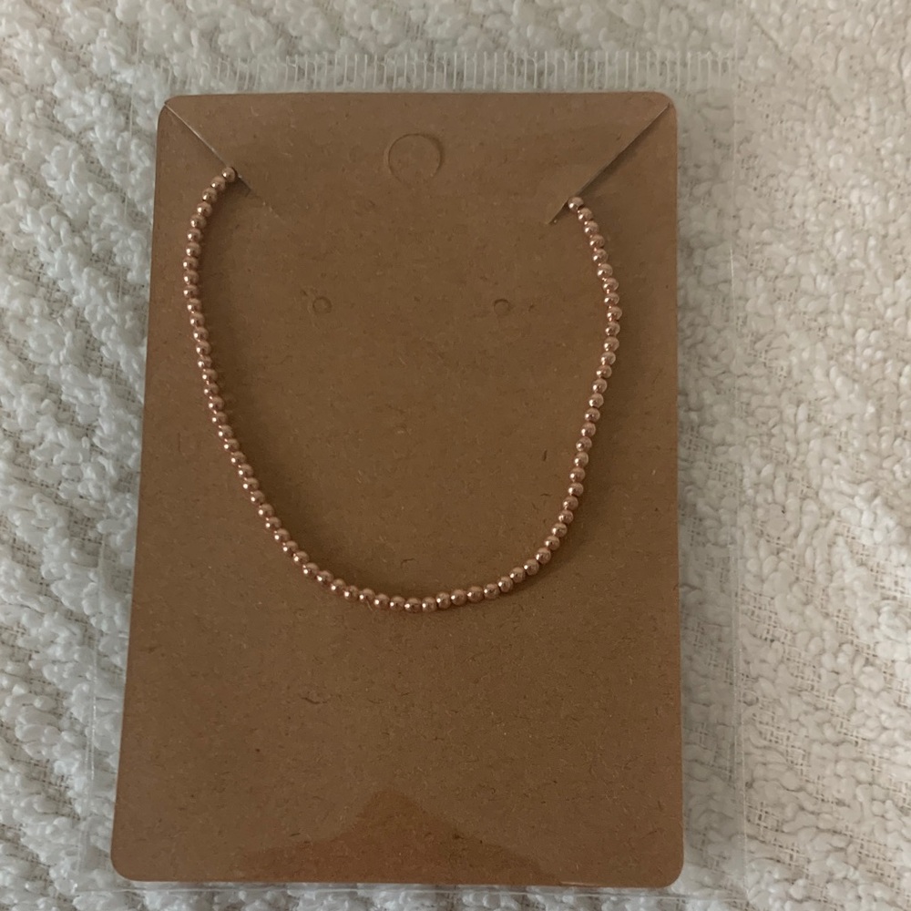 Elegant Pink Beaded Necklace
